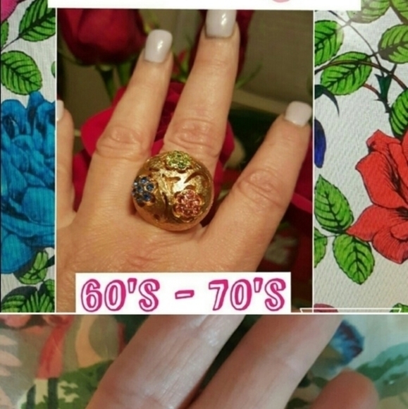 VTG 60_70's statement ring - Picture 7 of 7